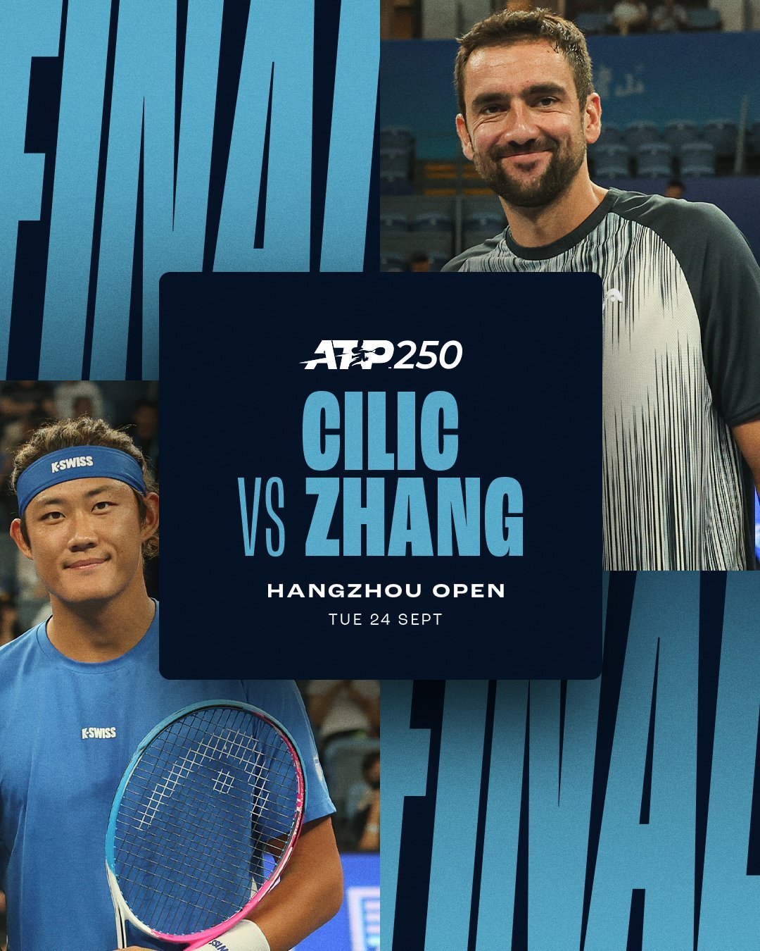 🎾 ATP杭州公开赛决赛：张之臻0-2西里奇获得亚军